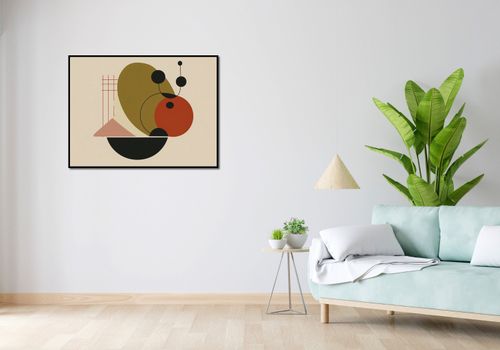 Plakat 100x75cm Geometryczny Balans na Arena.pl