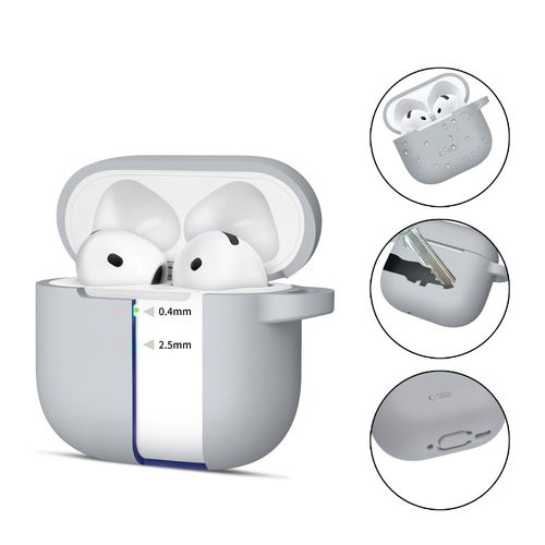tech-protect silicone hook apple airpods 4 crayon grey na Arena.pl