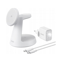 Ładowarka indukcyjna Anker MagGo 3w1 Biała Kabel USB-C 25W
