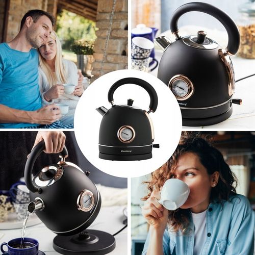 Czajnik elektryczny 1.8L z Termometrem RETRO Klausberg KB-7905 2200W na Arena.pl