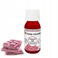 Barwnik Spożywczy Olejowy DO CZEKOLADY i mas tłustych 18ml PUDROWY RÓŻ