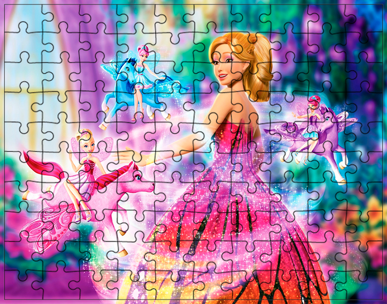 Puzzle Barbie zdjęcie 1