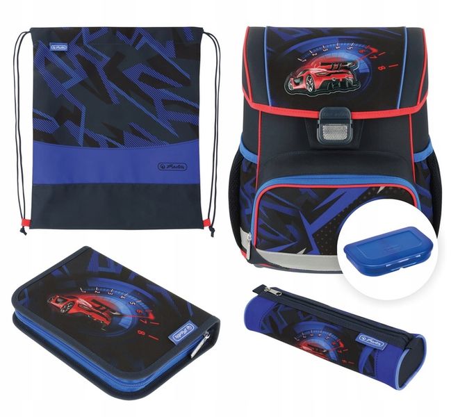 Tornister z wyposażeniem HERLITZ LOOP PLUS HIGH SPEED + GRATIS zdjęcie 1