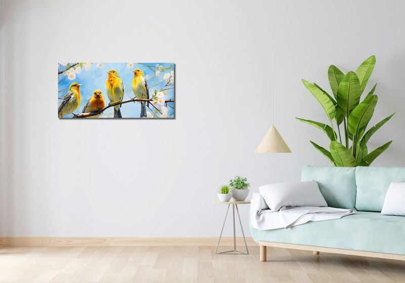 Obraz 90x40cm Wiosenne Pogwizdy zdjęcie 2