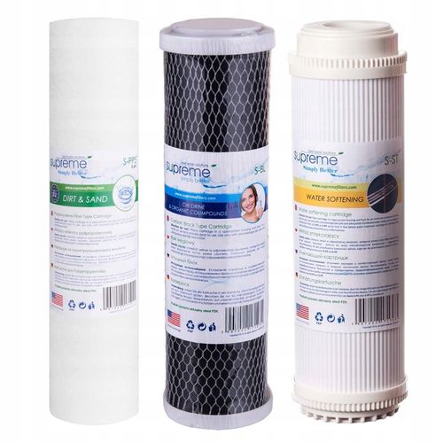 WKŁADY DO FILTRA WODY NA CAŁY DOM 3 STOPNIOWEGO S-PP5 S-BL S-ST na Arena.pl