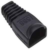Osłonka Wtyku RJ45 6.2mm Czarna 10 sztuk