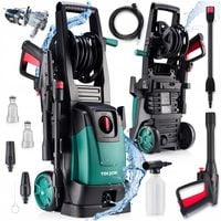 SAMOSSĄCA MYJKA CIŚNIENIOWA MOCNA POMPA 2000W TURBO DYSZA L6 ZWIJACZ