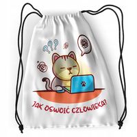 Plecak Kotki Kotek Szkolny Worek Torba Z Nadrukiem Ze Zdjęciem