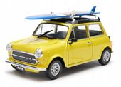 Mini Cooper 1300 serfing 1:24 model WELLY żółty