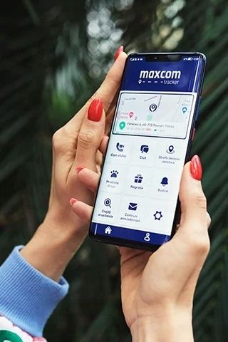 Smartwatch MAXCOM FW59 Kiddo 4G Niebieski 43mm zdjęcie 6