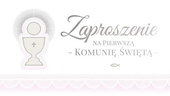 zaproszenia 10szt KOMUNIA ŚWIĘTA ZK-55