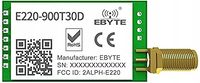 MODUŁ PORTU SZEREGOWEGO LORA LLCC68 WIRELESS 868MHZ 915MHZ 30DBM 10 KM