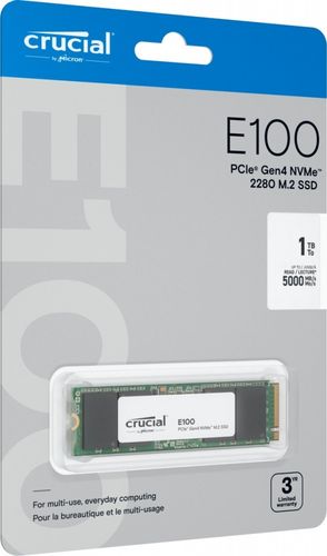 DYSK SSD CRUCIAL 1TB M.2 PCIe Gen4 NVMe E100 na Arena.pl