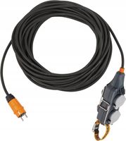 2X Przedłużacz roboczy budowalny warsztatowy 15 m Powerblock IP54 Brennenst