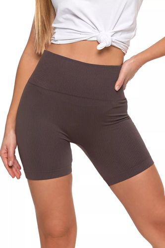 Kolarki Legginsy Damskie Wysoki Stan Prążkowane Efekt Push-Up MORAJ L/XL na Arena.pl