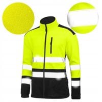 POLAR ROBOCZY męski odblaskowy Bluza Polarowa męska ostrzegawcza Ocieplana