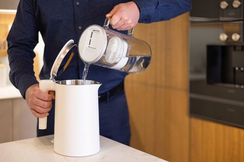 Dzbanek filtrujący szklany Wessper D2 Borosilicate 3l biały + 1x filtr na Arena.pl