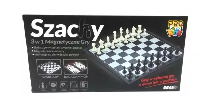Szachy 3w1, magnetyczne zdjęcie 1
