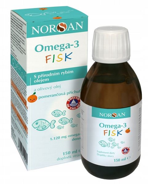 Norsan Omega-3 Kids 150 ml Naturalne kwasy omega-3 EPA DHA dla dzieci zdjęcie 1