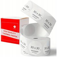 Phomemo M110 etykiety termiczne 30x30mm 200szt naklejki okrągłe