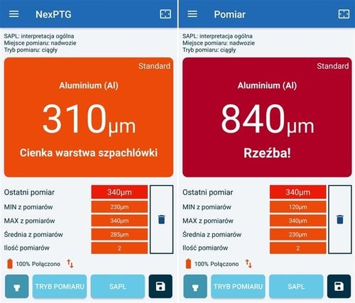 Miernik grubości lakieru NexPTG Standard Plus PL na Arena.pl