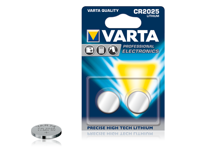 BAT0239 Bateria VARTA CR2025 2szt./bl. zdjęcie 1