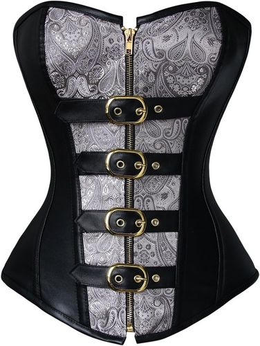Gorset Steampunk Gothic Bustier +STRINGI SEKSOWNY WYSZCZUPLAJĄCY na Arena.pl