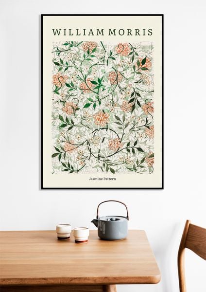 Obraz 40x60cm Design Jasmine Pattern, Morris Vintage do Salonu zdjęcie 7
