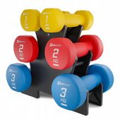 Hantle do fitnessu hantelki do ćwiczeń ciężarki żeliwne zestaw 2x2kg