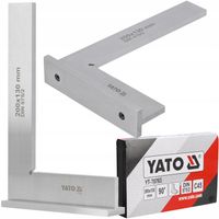 YATO KĄTOWNIK ŚLUSARSKI 90° STALOWY 200x130mm PŁASKI DIN 875/II ZE