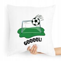 Prezent Poduszka Dla Kibica Gool Bramka Z Nadrukiem Ze Zdjęciem