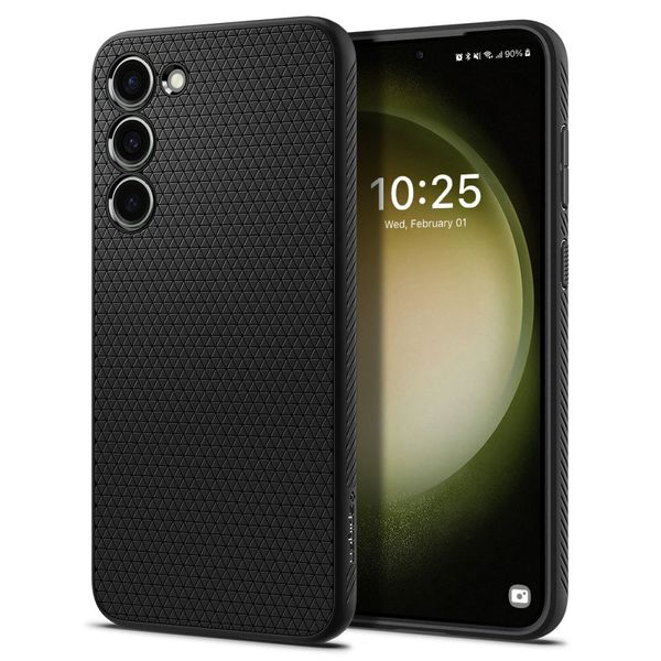 SPIGEN LIQUID AIR GALAXY S23 MATTE BLACK zdjęcie 1