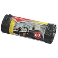 worki na smieci biurowe (hdpe) 60l/50 czarne 1117
