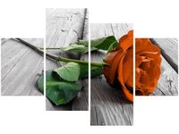 140CM 70 OBRAZ RÓŻYCZKA ŚCIENNY