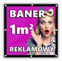 Baner reklamowy banery reklamowe, Reklama 1mkw