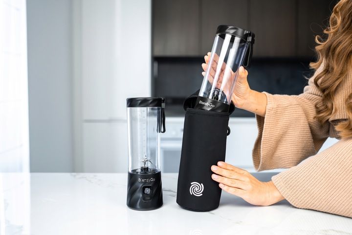 Blender BlendyGo 3 Bezprzewodowy Kielichowy USB ORYGINALNY MOC CZARNY 250W zdjęcie 2