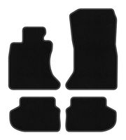 Dywaniki welurowe BASIC BMW 5 F10 FL xDrive sedan 2013-2017 czarne