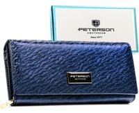 portfel damski skóra+pu ptn px20-cnf-5297 blue