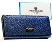 portfel damski skóra+pu ptn px20-cnf-5297 blue