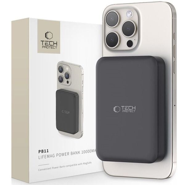 MAGNETYCZNY POWER-BANK NA MAGSAFE 10000MAH 15W USB-C DO IPHONE 12 13 14 15 zdjęcie 1