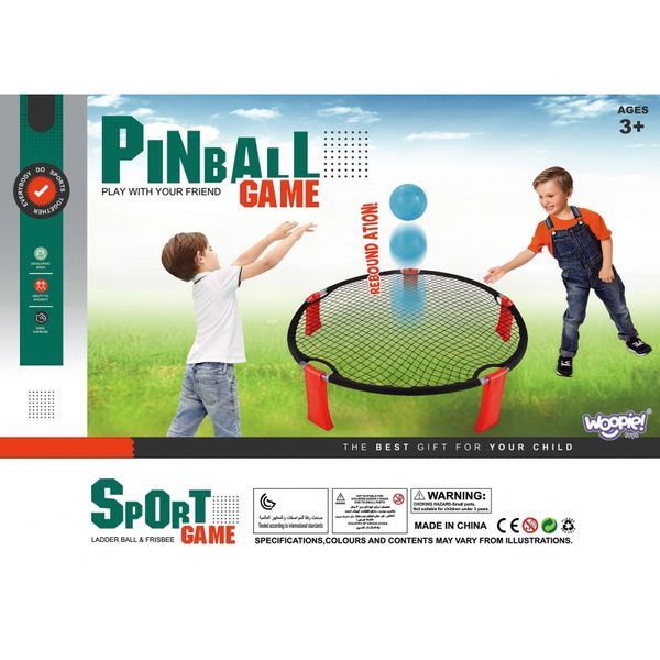 WOOPIE Smash Ball Gra Zręcznościowa Trampolina 2 Piłki Pompka zdjęcie 12