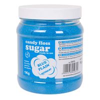 kolorowy cukier do waty cukrowej niebieski naturalny smak waty