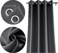 ZASŁONY GOTOWE GŁADKIE 140x250 NA PRZELOTKACH ZASŁONA MATOWA KÓŁKA KOLORY