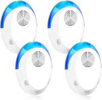 Zestaw 4 Odstraszaczy Ultradźwiękowych Szkodników Do Gniazdka