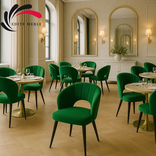 Krzesło Tapicerowane Premium KL-1 Intensywna Zieleń Piano 08 na Arena.pl