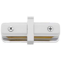 Wewnętrzny I-ŁĄCZNIK szynoprzewodu PROFILE STRAIGHT CONNECTOR 9454 Nowodvorski do 1-fazowej szyny natynkowej 230V biały