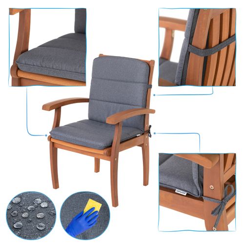 Poduszka ALBA na krzesło fotel ogrodowy, poducha na taras 102x50x6 na Arena.pl