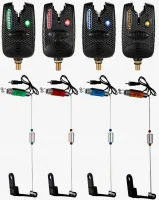 SYGNALIZATOR WĘDKARSKI WODOODPORNY CZUJNIK LINIA 8LED + SWINGER ELEKTRYCZNY