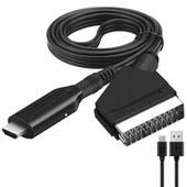 Konwerter SCART do HDMI 5108 1m 1080p zasilanie USB
