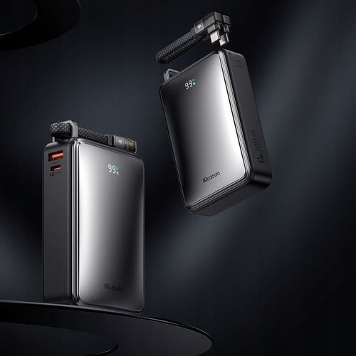 MCDODO POWERBANK 20000MAH Z WYŚWIETLACZEM 3X USB USB-C 67W + KABEL USB-C PD na Arena.pl